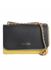 Logo Detail Michelle Shoulder Bag Black/Yellow/Gold تقييمات Logo Detail Michelle Shoulder Bag Black/Yellow/Gold