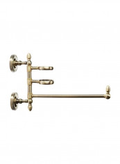 Prestige Regal Collection Brass Hair Dryer Holder Antique Brass 15x7x9inch