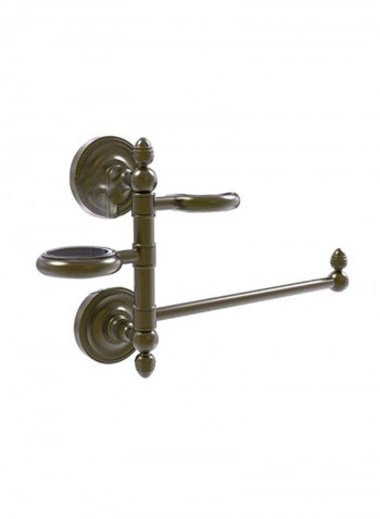 Prestige Regal Collection Brass Hair Dryer Holder Antique Brass 15x7x9inch