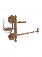 Prestige Skyline Collection Hair Dryer Holder Gold 15x7x9inch