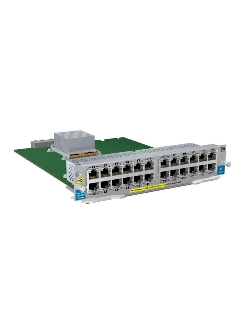 Procurve 24-Port Gigabit Ethernet Switching Module 8.13x10.3x1.75inch White/Green