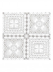 Vinyl Lace Runner Roll White 54inch