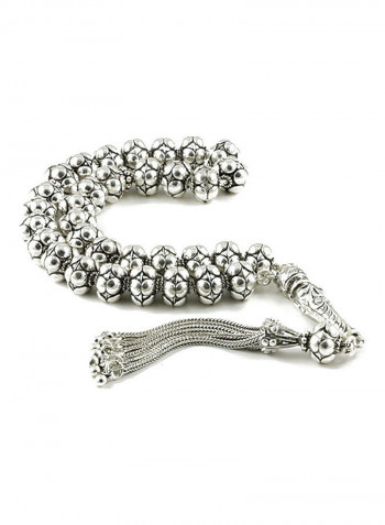 Silver Filigree Prayer Beads