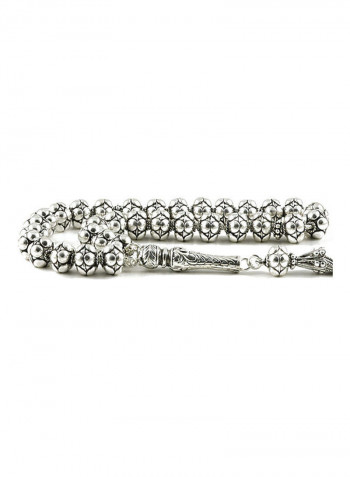 Silver Filigree Prayer Beads