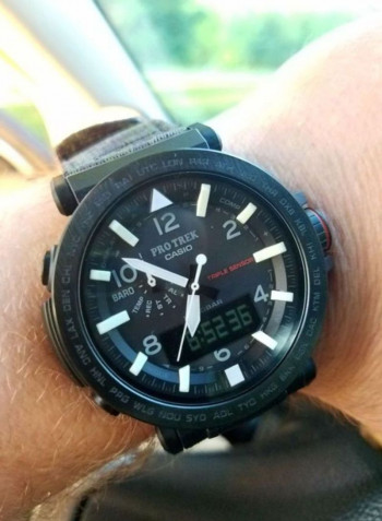 Men's Silicone Analog/Digital Watch PRG-650Y-1ER