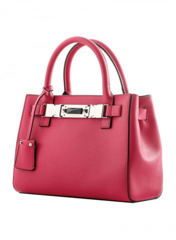 Strong Leather Bag وردي