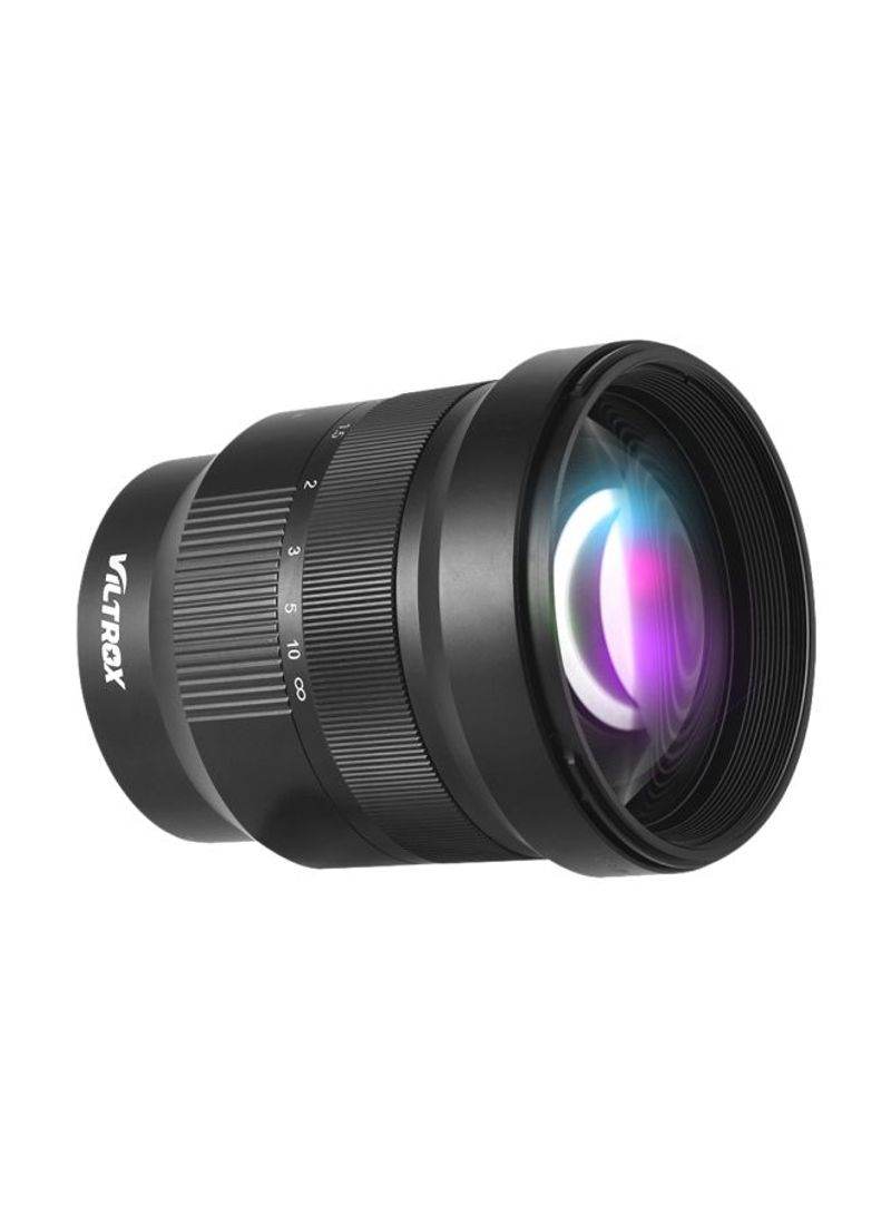 85mm F1.8 Telephoto Lens For Sony Camera Black