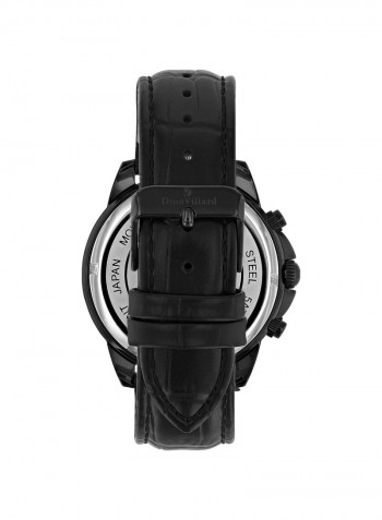 Men's Leather Analog Wrist Watch DVW19051