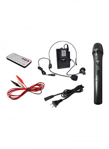 Portable PA Stereo Sound System PWMA170 Black/Silver