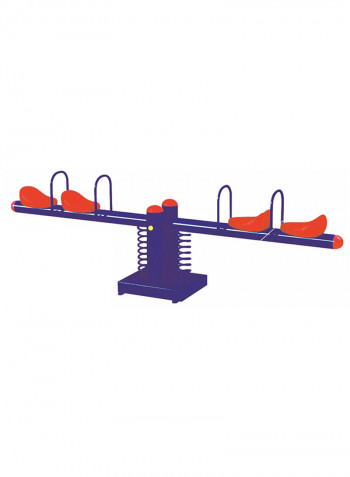 RW-15231 Kids Spring Rider 4 Seat Seesaw