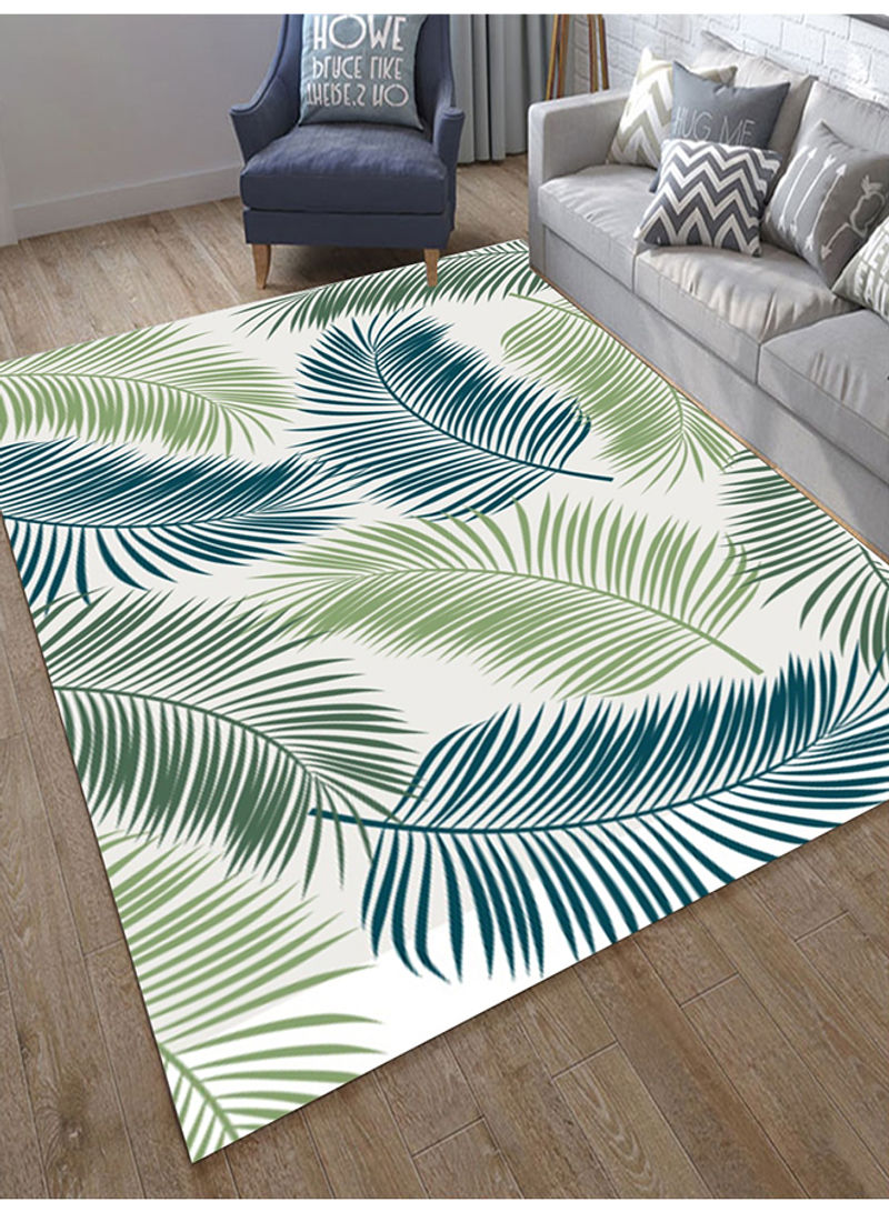 Leave Pattern Floor Mat Multicolour 200x300centimeter