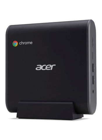 Chromebox Mini PC, Celeron 3867U Processor/4GB RAM/32GB SSD/Chrome OS With Keyboard And Mouse Black