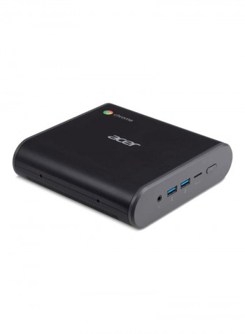 Chromebox Mini PC, Celeron 3867U Processor/4GB RAM/32GB SSD/Chrome OS With Keyboard And Mouse Black