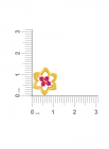 22 Karat Yellow Gold Stud Earrings