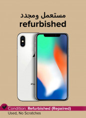 Refurbished - iPhone X With FaceTime Silver 256GB 4G LTE