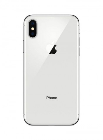 Refurbished - iPhone X With FaceTime Silver 256GB 4G LTE