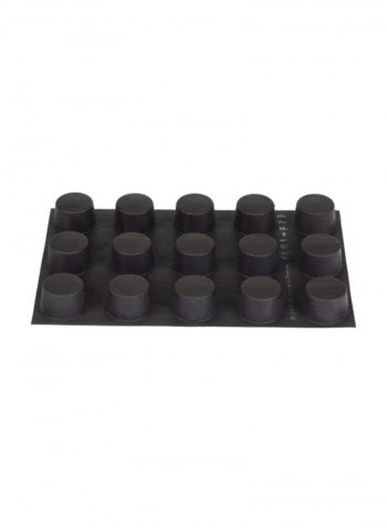 Flexipan Muffin Baking Mold Black 6.5ounce