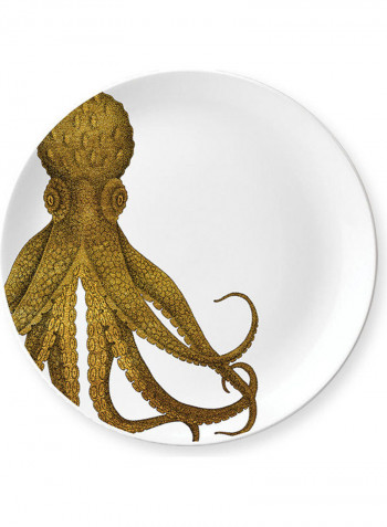 24-Piece Ultramarino Plate Set White/Gold 21.5cm