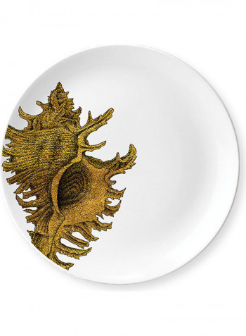 24-Piece Ultramarino Plate Set White/Gold 21.5cm