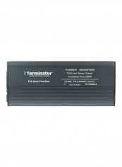DC-AC Power Inverter With Auto Battery Charger Black