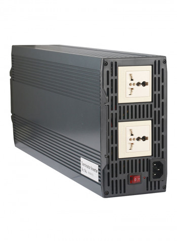 DC-AC Power Inverter With Auto Battery Charger Black