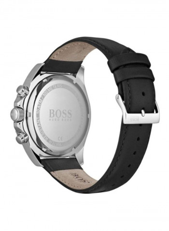 Men's Leather Chronograph Watch 1513697