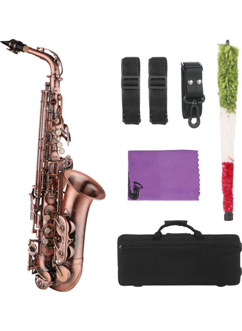 Saxophone Antique E-flat Brass Material with Accessories