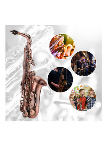 Saxophone Antique E-flat Brass Material with Accessories