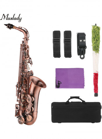 Saxophone Antique E-flat Brass Material with Accessories