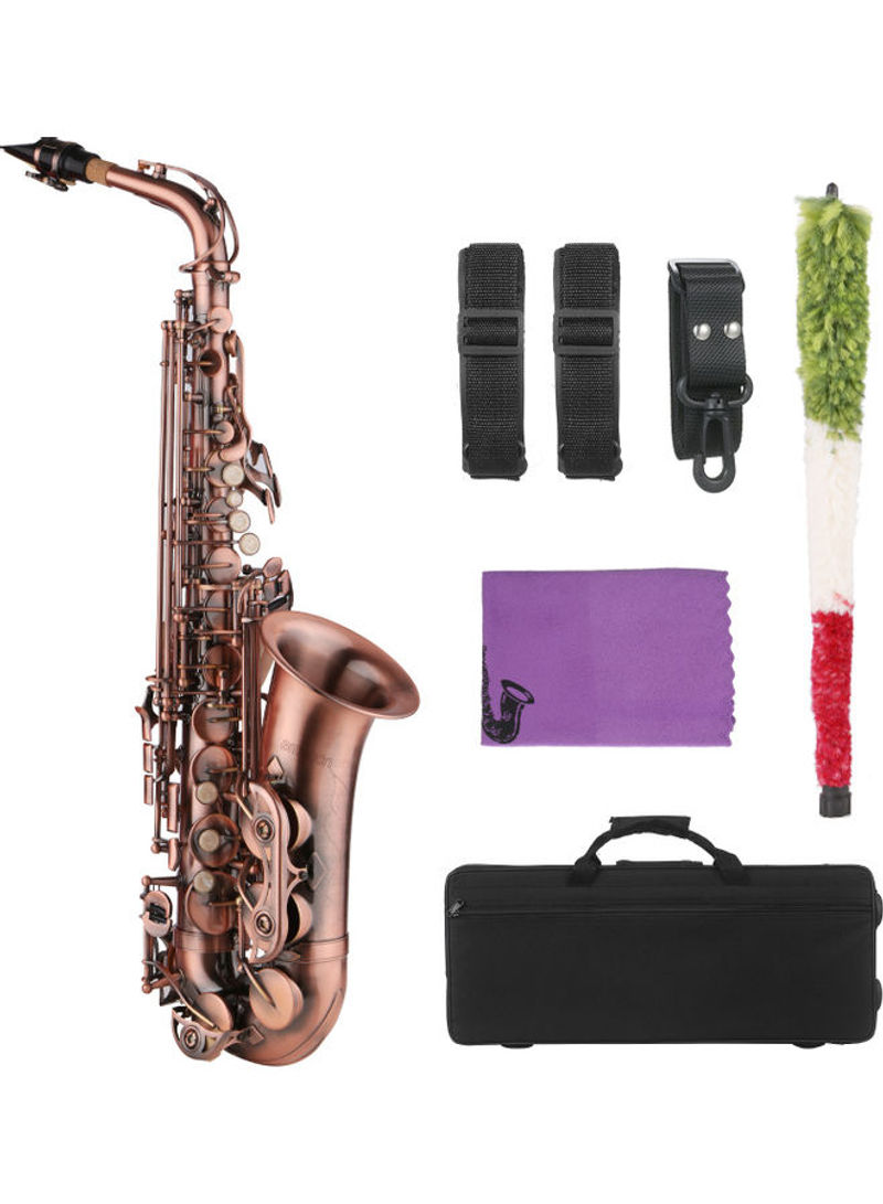 Saxophone Antique E-flat Brass Material with Accessories