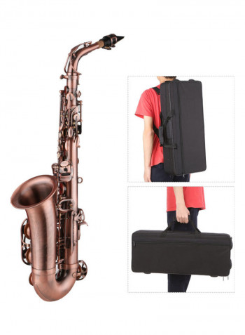 Saxophone Antique E-flat Brass Material with Accessories