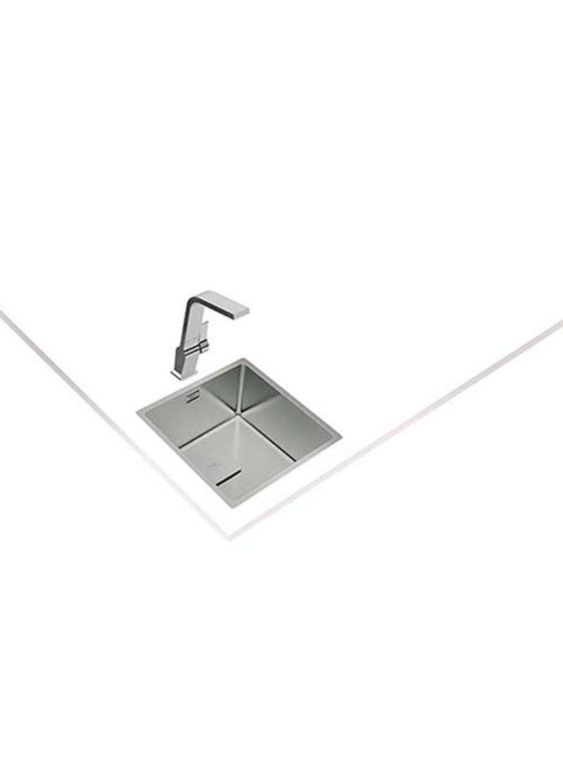 Flexlinea Rs15 40.40 3-In-1 Installation Stainless Steel Sink With One Bowl Stainless Steel 440x440x200mmmm