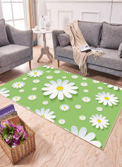 3D Flower Pattern Print Living Room Carpet Multicolour 200x300centimeter
