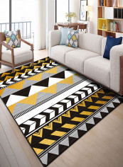 Geometric Patchwork Pattern Living Room Carpet Multicolour 200x300centimeter