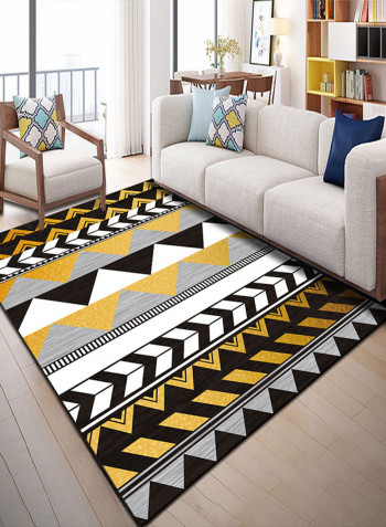 Geometric Patchwork Pattern Living Room Carpet Multicolour 200x300centimeter