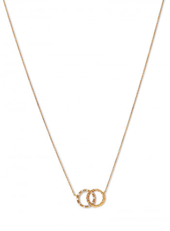 18 Karat Yellow Gold Diamond Pendant