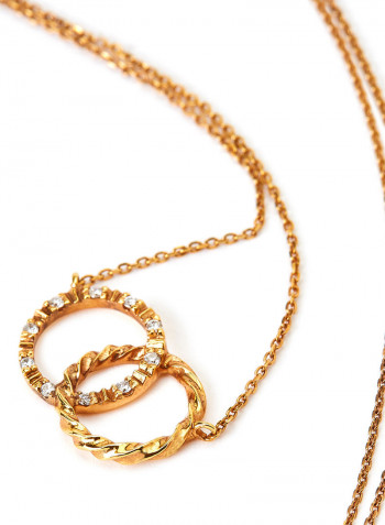 18 Karat Yellow Gold Diamond Pendant