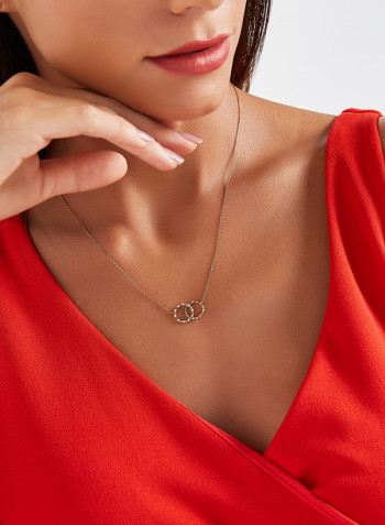 18 Karat Yellow Gold Diamond Pendant