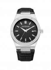 Men's Leather Analog Wrist Watch H SH NH866025 1NFIN