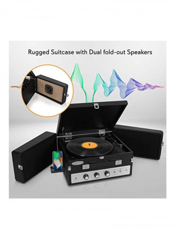 Bluetooth Suitcase Record Player B004V9G27G Black