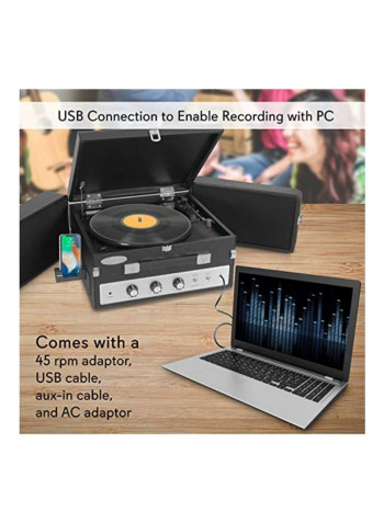 Bluetooth Suitcase Record Player B004V9G27G Black