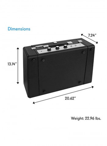 Bluetooth Suitcase Record Player B004V9G27G Black