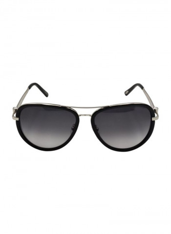 UV Protected Aviator Sunglasses - Lens Size: 58 mm للبنات