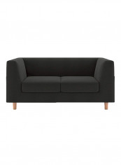 2-Seater Rubik Sofa Charcoal Grey 85x130x80centimeter