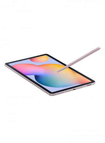 Galaxy Tab S6 Lite 10.4-Inch, 4GB RAM, 64GB, 4G LTE, Chiffon Pink With Pen - UAE Version