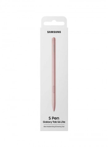 Galaxy Tab S6 Lite 10.4-Inch, 4GB RAM, 64GB, 4G LTE, Chiffon Pink With Pen - UAE Version