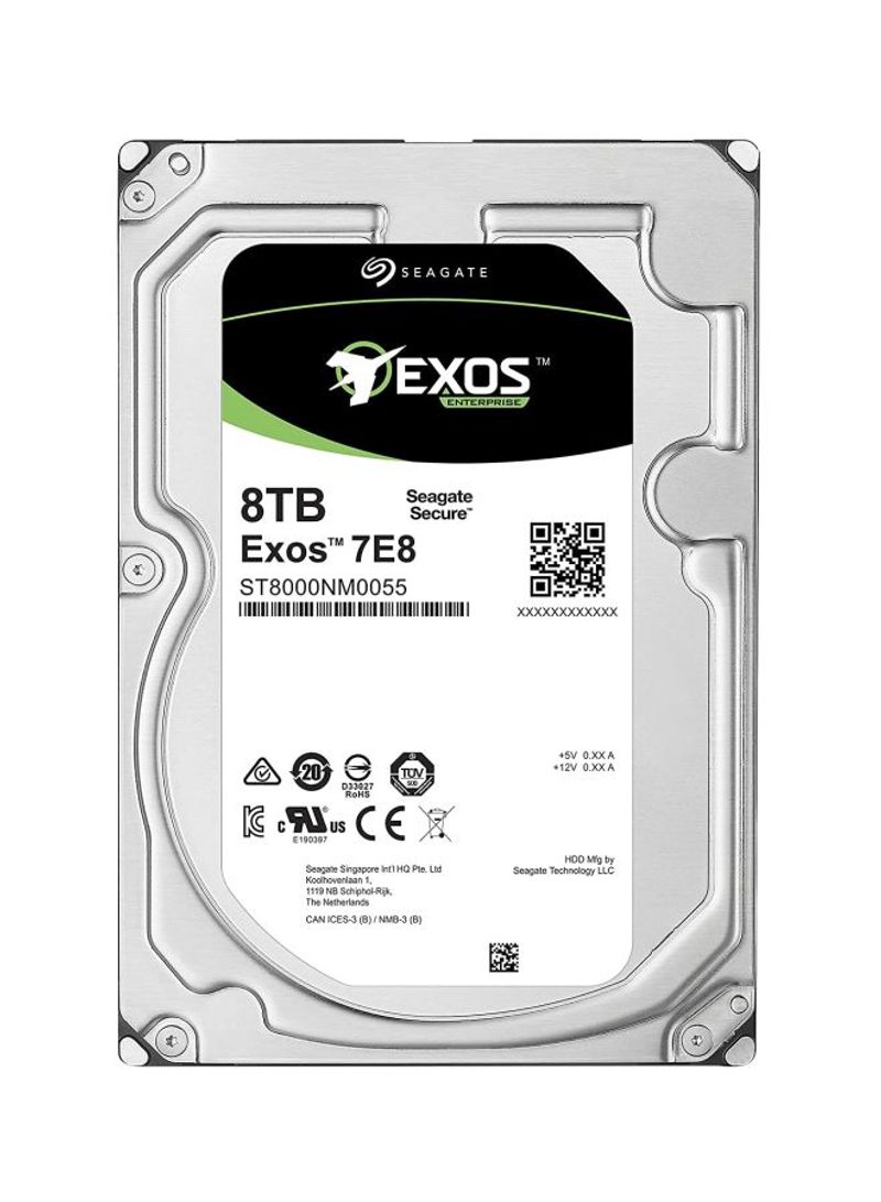 Exos 7E8 Internal Hard Drive 8TB Silver/Black/Green