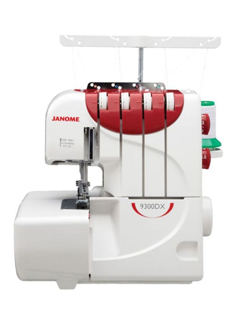 Overlocking Sewing Machine 9300DX White/Red