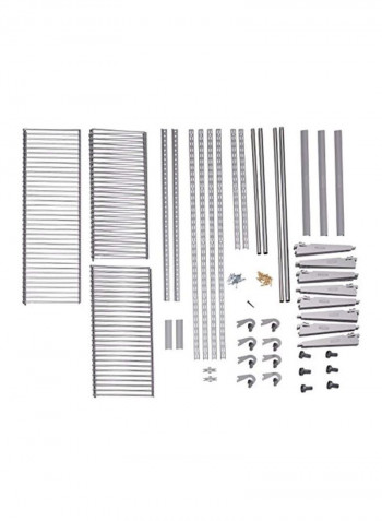 Foot Deluxe Closet Kit Silver