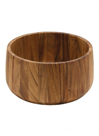 Large Tulip Salad Bowl Brown 14.2x14.2x7inch
